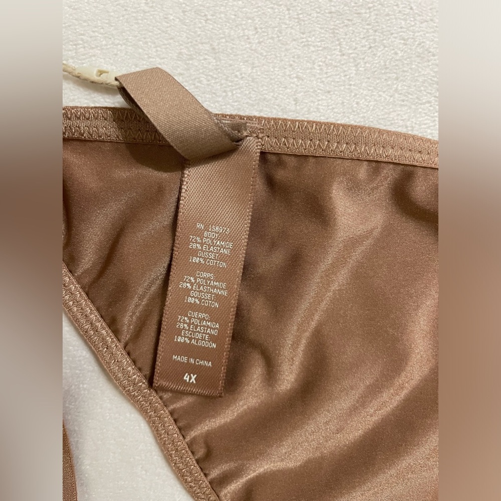 NWT Skims Thong Underwear Size 4X Desert Clay - Picture 5 of 6